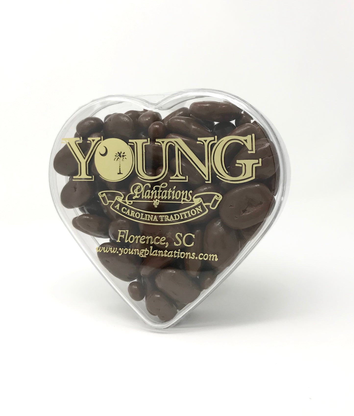 Double-Dipped Dark Chocolate Pecans - Valentine's Acrylic