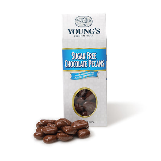 Sugar Free Double Dipped Chocolate Pecans