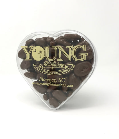 Double-Dipped Dark Chocolate Pecans - Valentine's Acrylic