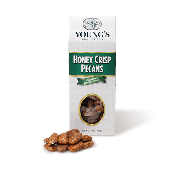 Honey Crisp Pecans - 14oz Box Sku 113