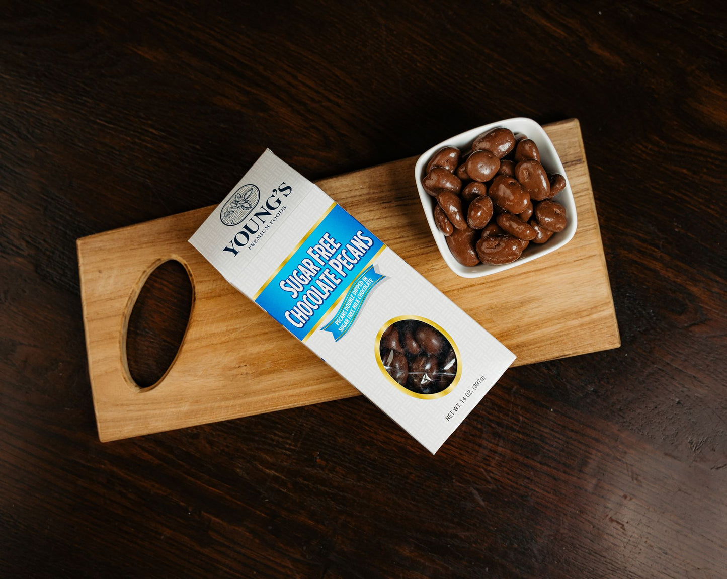 Sugar Free Double Dipped Chocolate Pecans