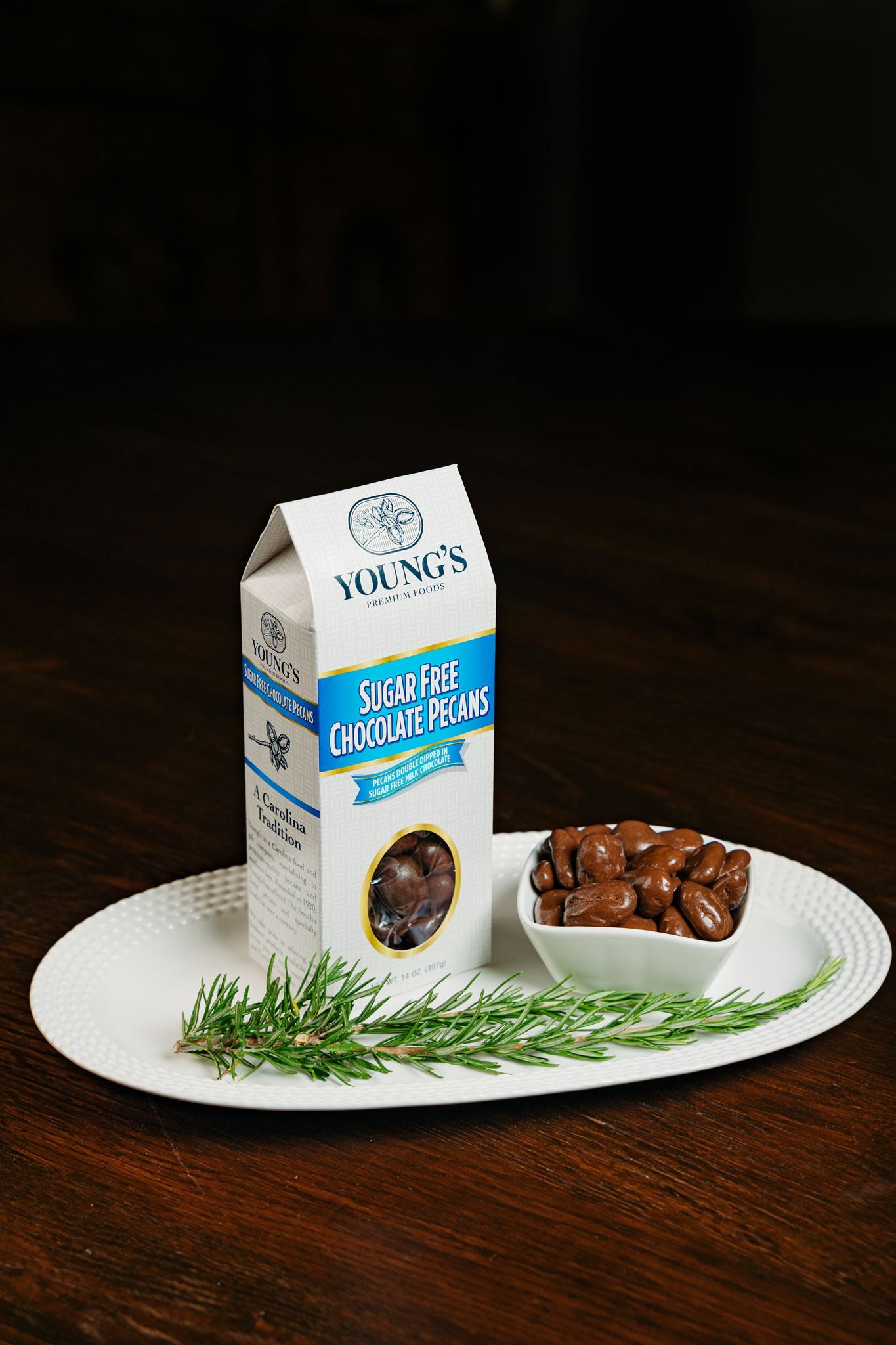 Sugar Free Double Dipped Chocolate Pecans