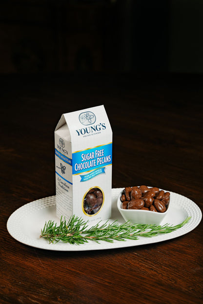 Sugar Free Double Dipped Chocolate Pecans