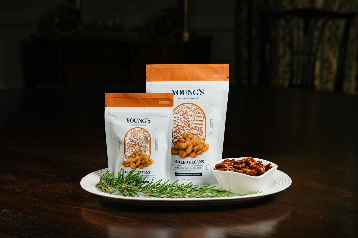 Glazed Pecans Pouch - Large