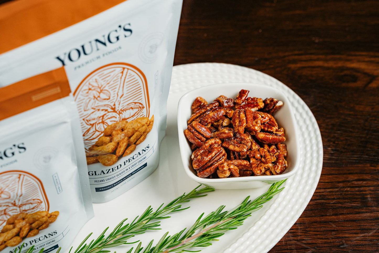 Glazed Pecans Pouch - Large