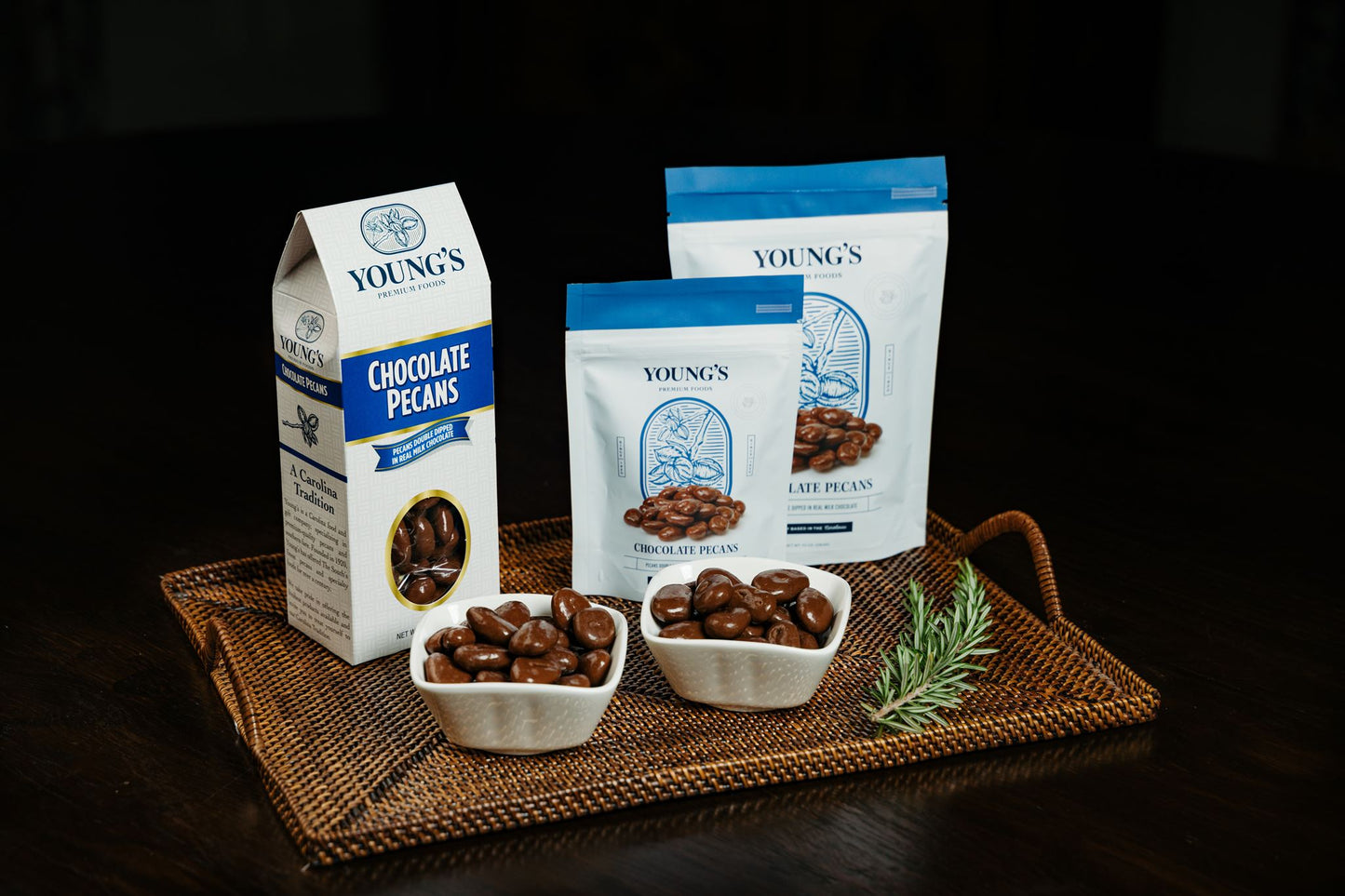 Double Dipped Chocolate Pecans