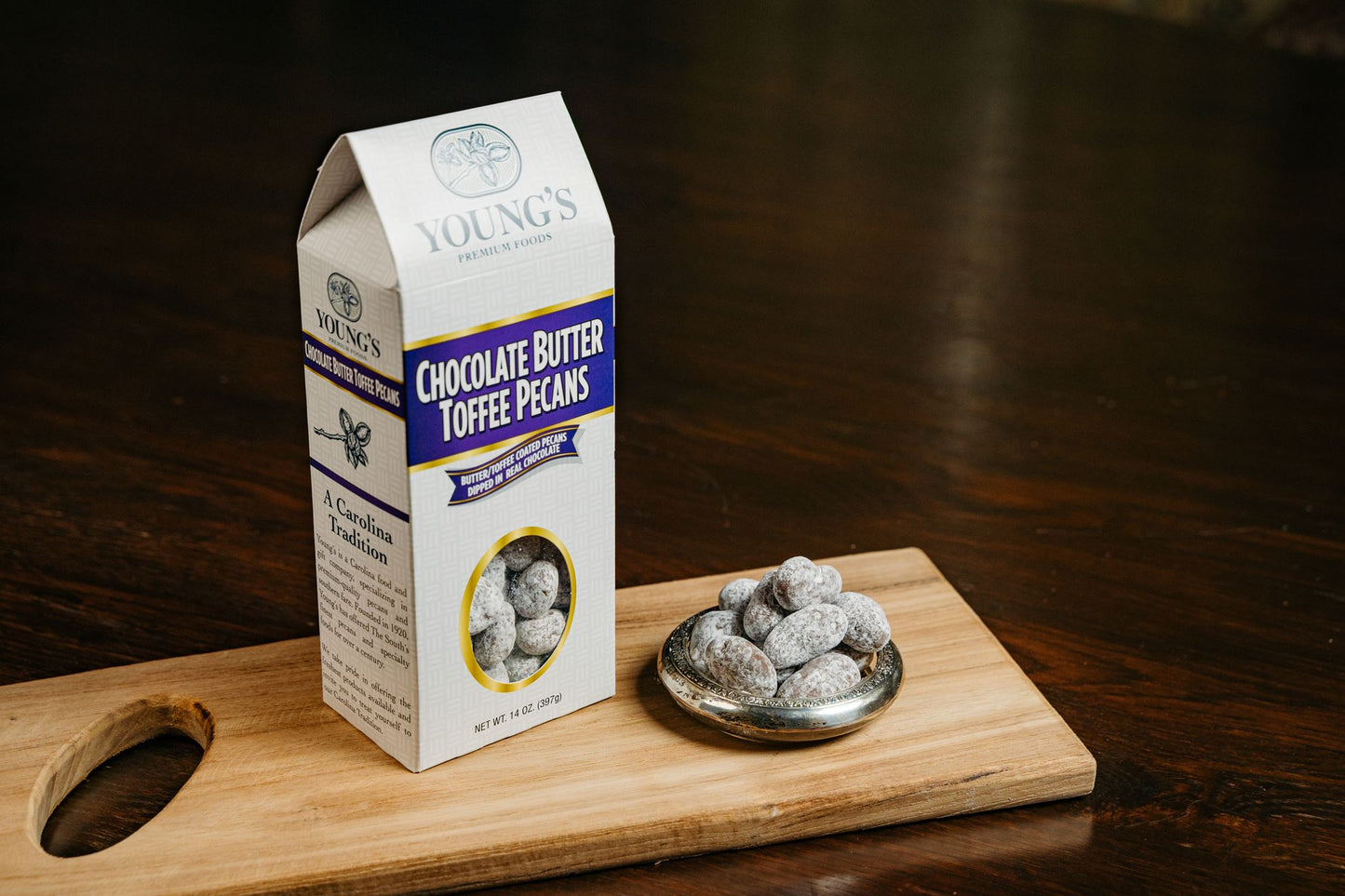 Chocolate Butter Toffee Pecans