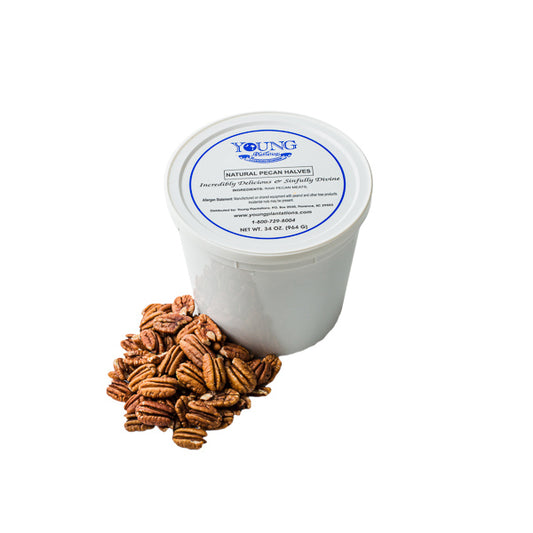 Natural Pecan Halves Tub