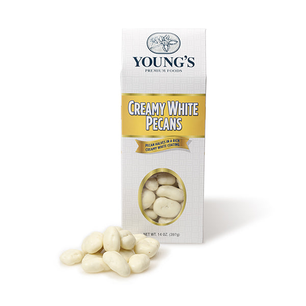 Creamy White Pecans - 14oz Box Sku 128